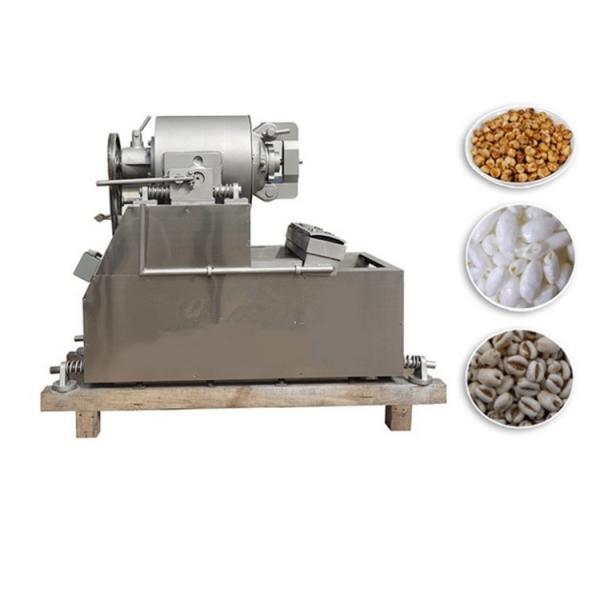 Puffed Rice Wheat Flour Corn Puff Food Snack Extruder Machine #3 image